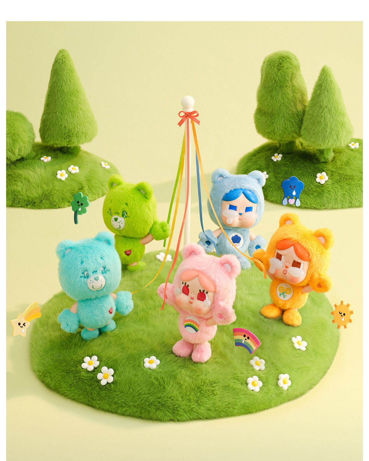 Official CRYBABY Care Bears collection scene